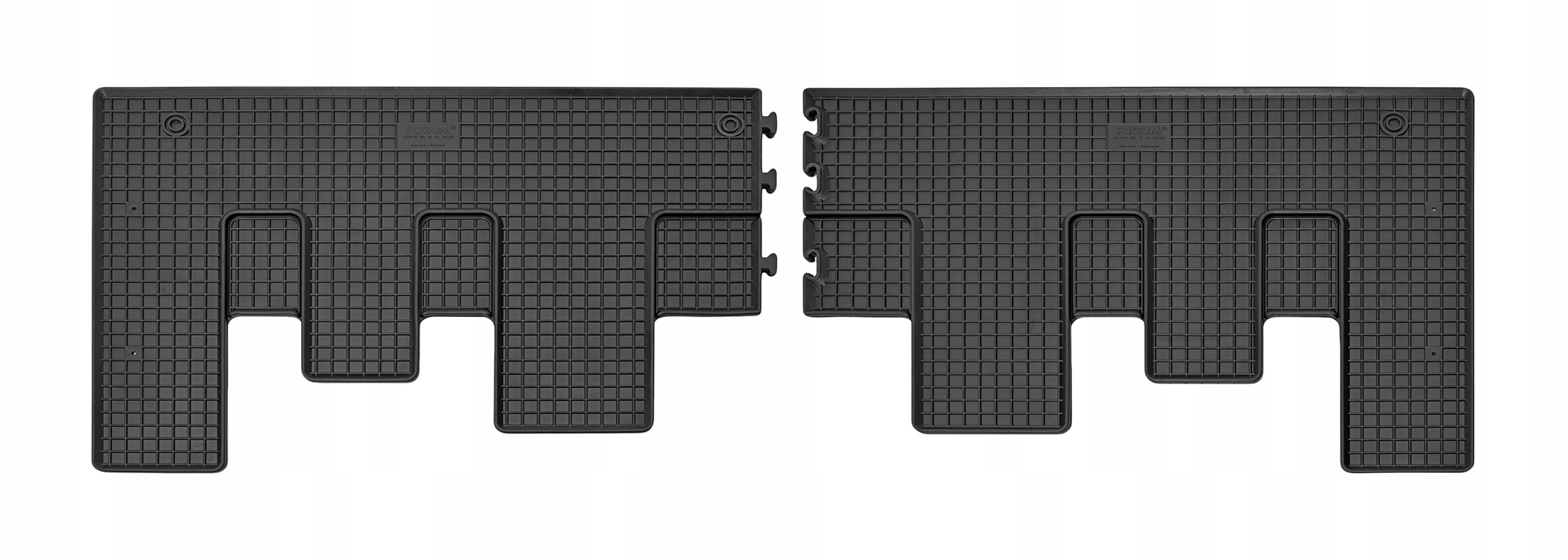 Dywaniki i mata do bagażnika do Ford Tourneo Custom L1, 8/9 miejsc, automat Kolor czarny