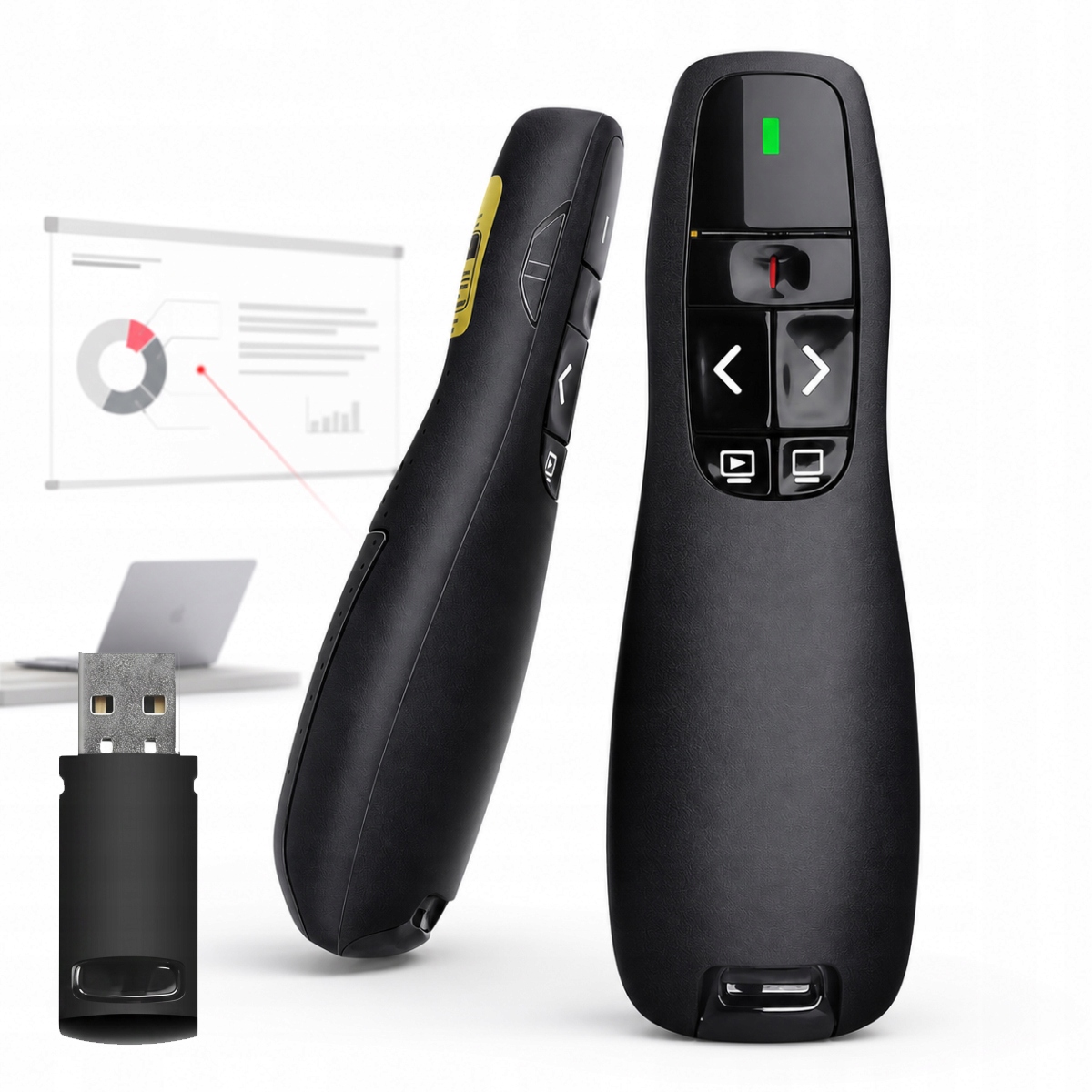 Wskaźnik pilot laserowy Usb do prezentacji Prezenter