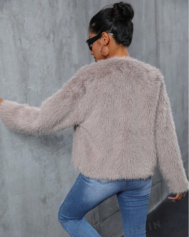 SHEIN FUTRO DAMSKIE BEŻOWE DO BIODER CASUAL 38 ŁJA Marka Shein