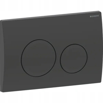 Geberit Splachovací Tlačítko DELTA20, Černá Matná