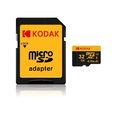 KARTA PAMIĘCI KODAK microSD SDXC 64GB 85mb/s V30 A1 + ADAPTER SD Producent Kodak