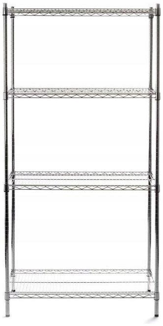 HENDI 812259 REGAŁ MAGAZYNOWY 4-PÓŁKOWY CHROMOWANY