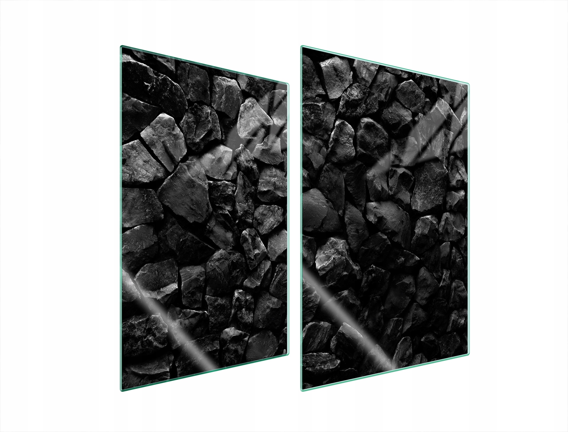 Skleněná Ochranná Deska Do Kuchyně 2x35x52 Kameny Tvrzené Sklo