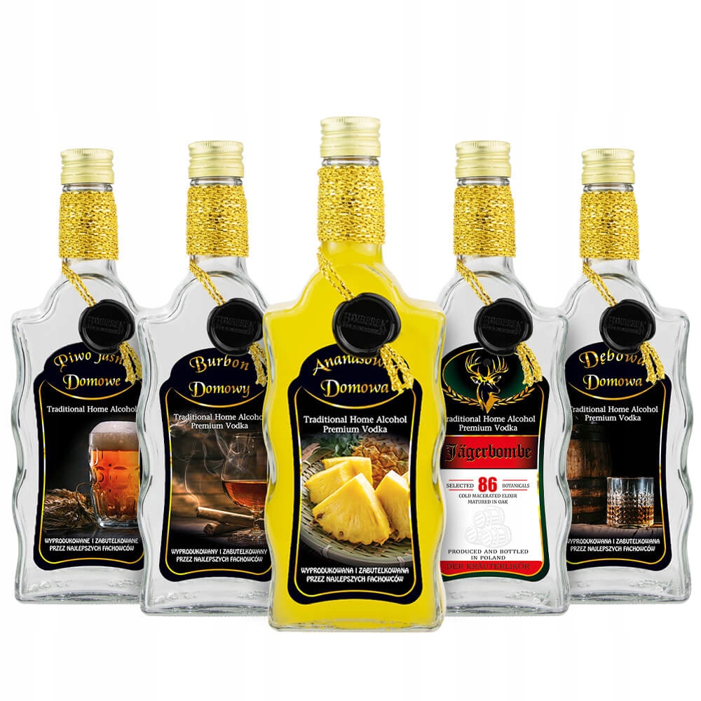 

Butelka Zdobiona Premium Fala 500ML Różne