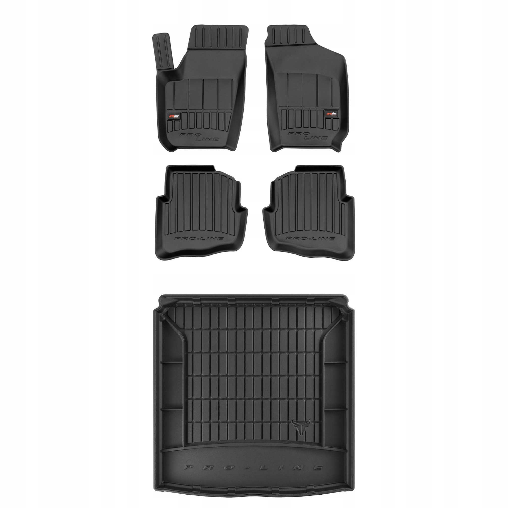 Sada gumových kobercov a rohoží pre Škoda Fabia I 1999-2008