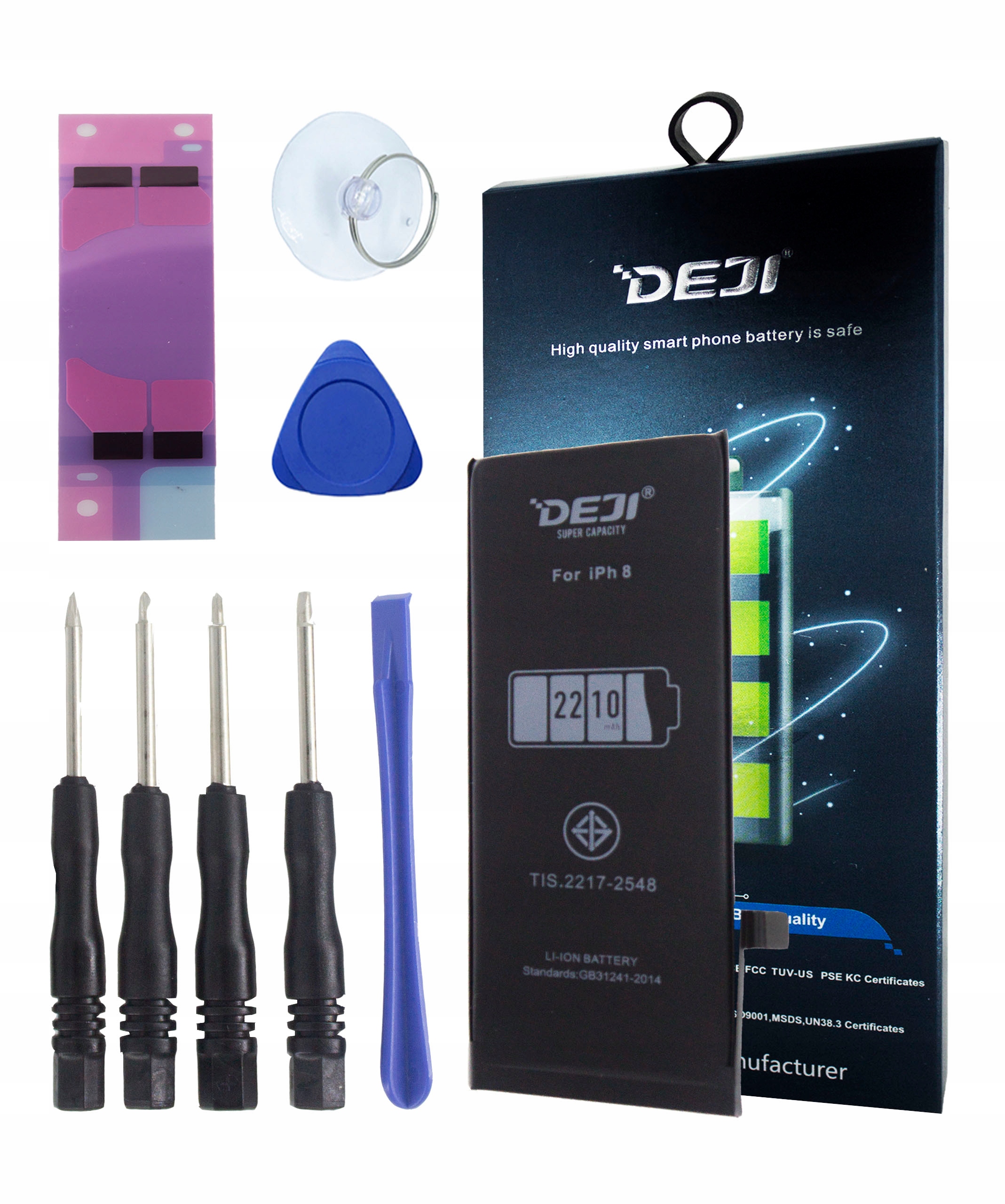 

Bateria Deji do iPhone 8 większa pojemność