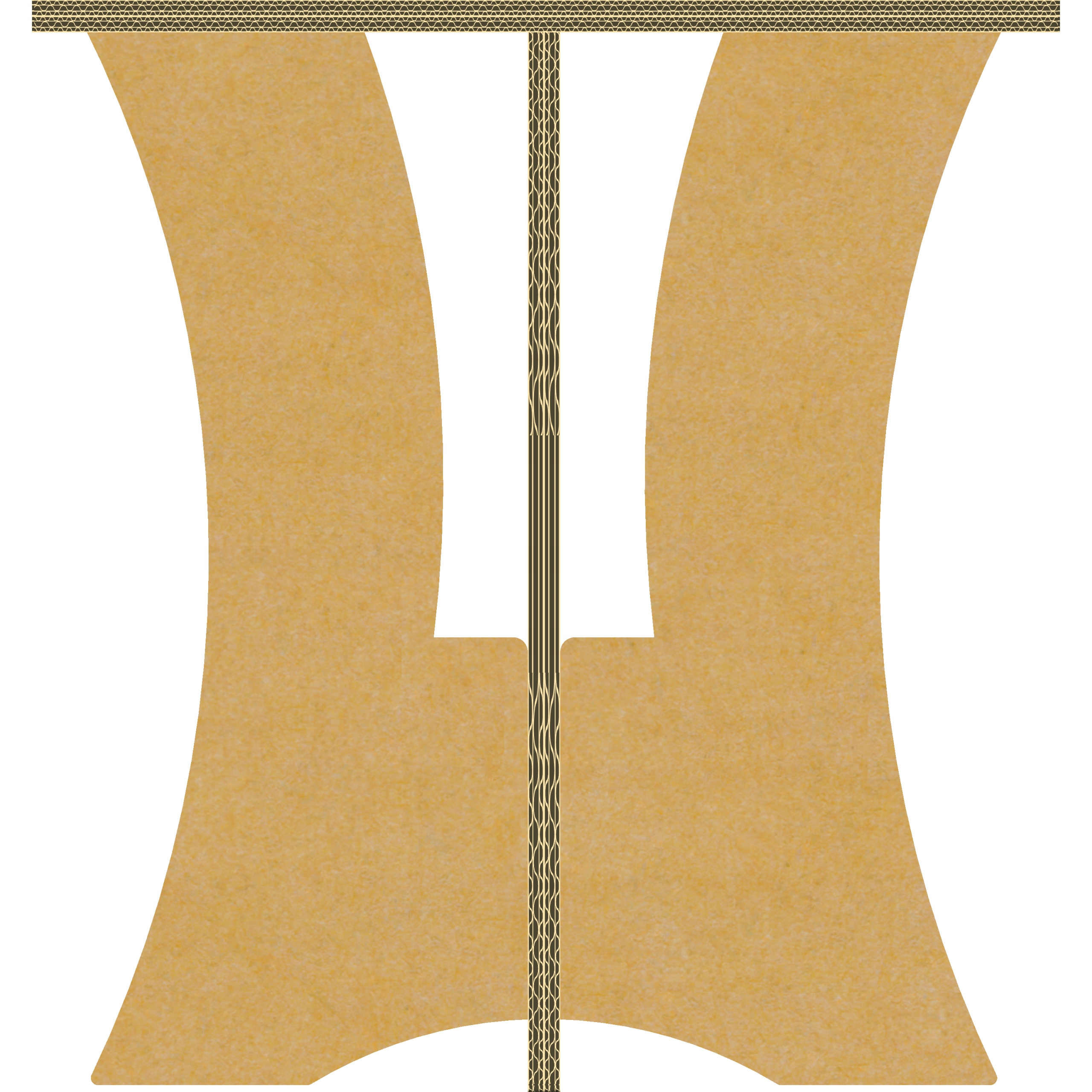 Stolik kawowy okrągły z tektury ekologiczny Kod producenta ST036