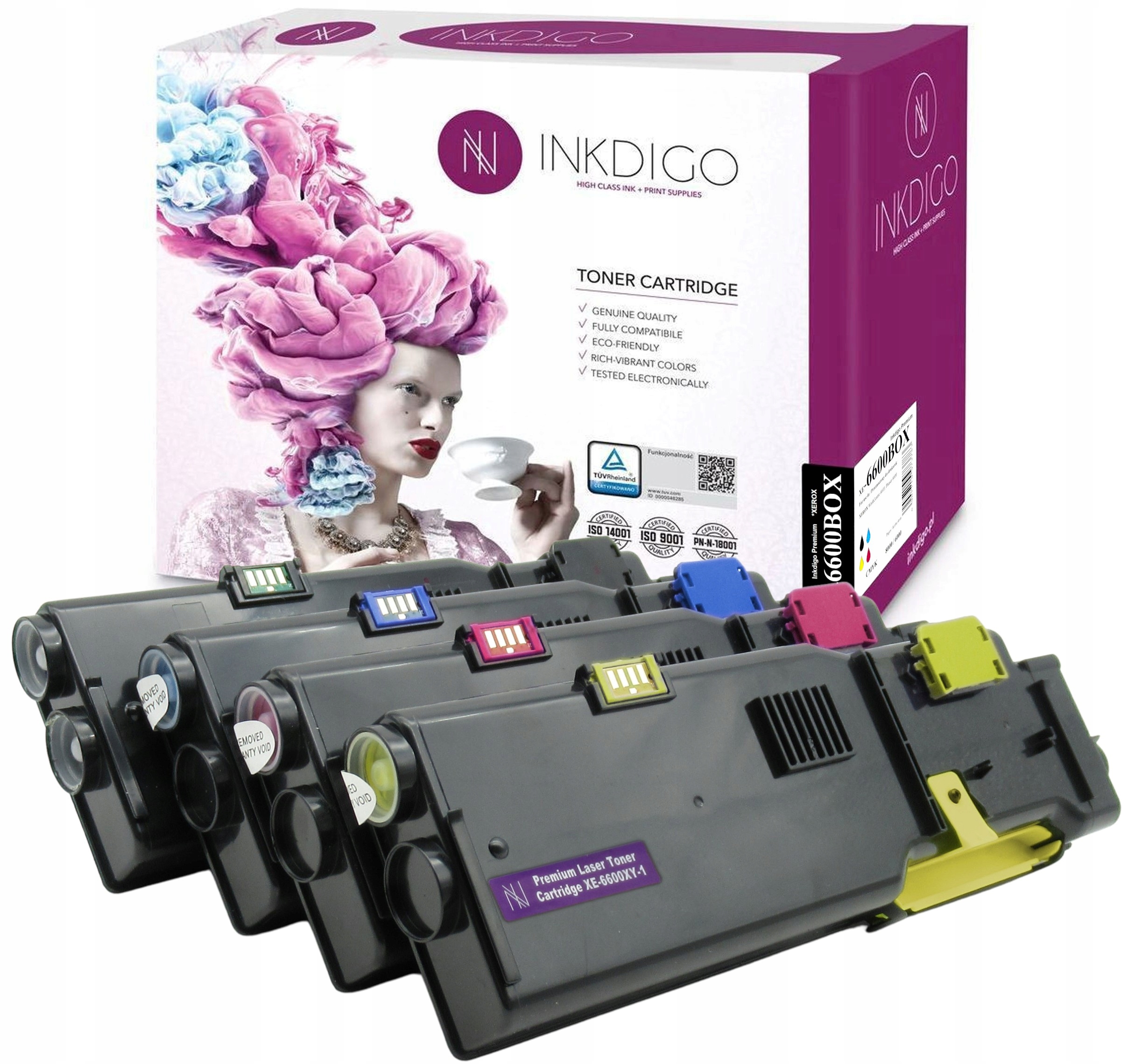 4 Tonery do tiskárny Xerox Phaser 6600DN Wc 6605