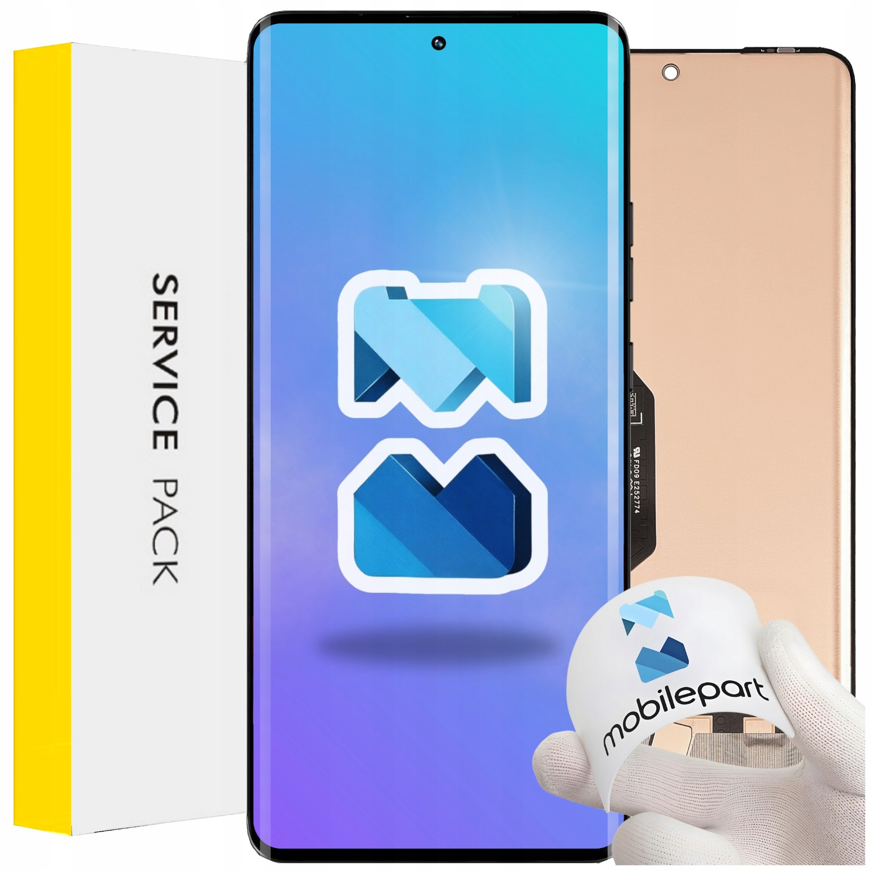 Matryca do Motorola Edge 50 Pro LCD Ekran Oryginał Mobilepart XT2403-2