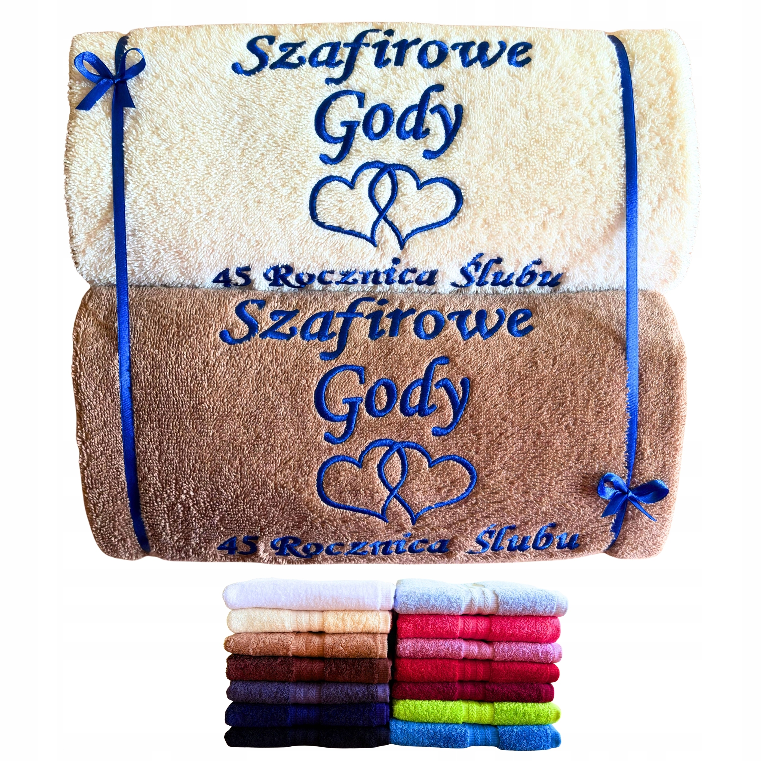 Ručníky Dárek K 45. Výročí Svatby Rodičů Safírové Hody Léta