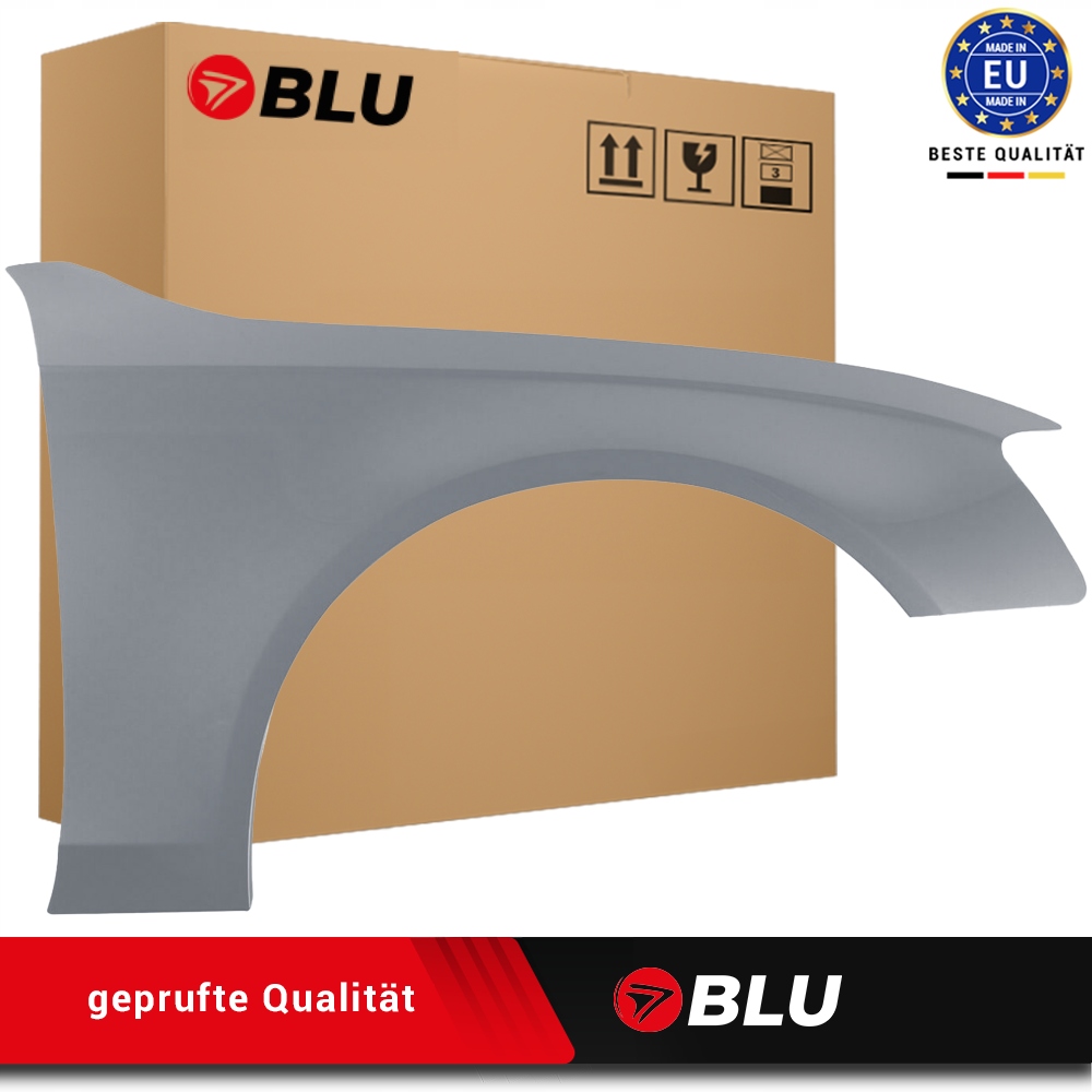 Blu Blatník Audi A4 B8 S4 LX7R pravý stříbrný 07-11 přední pozink