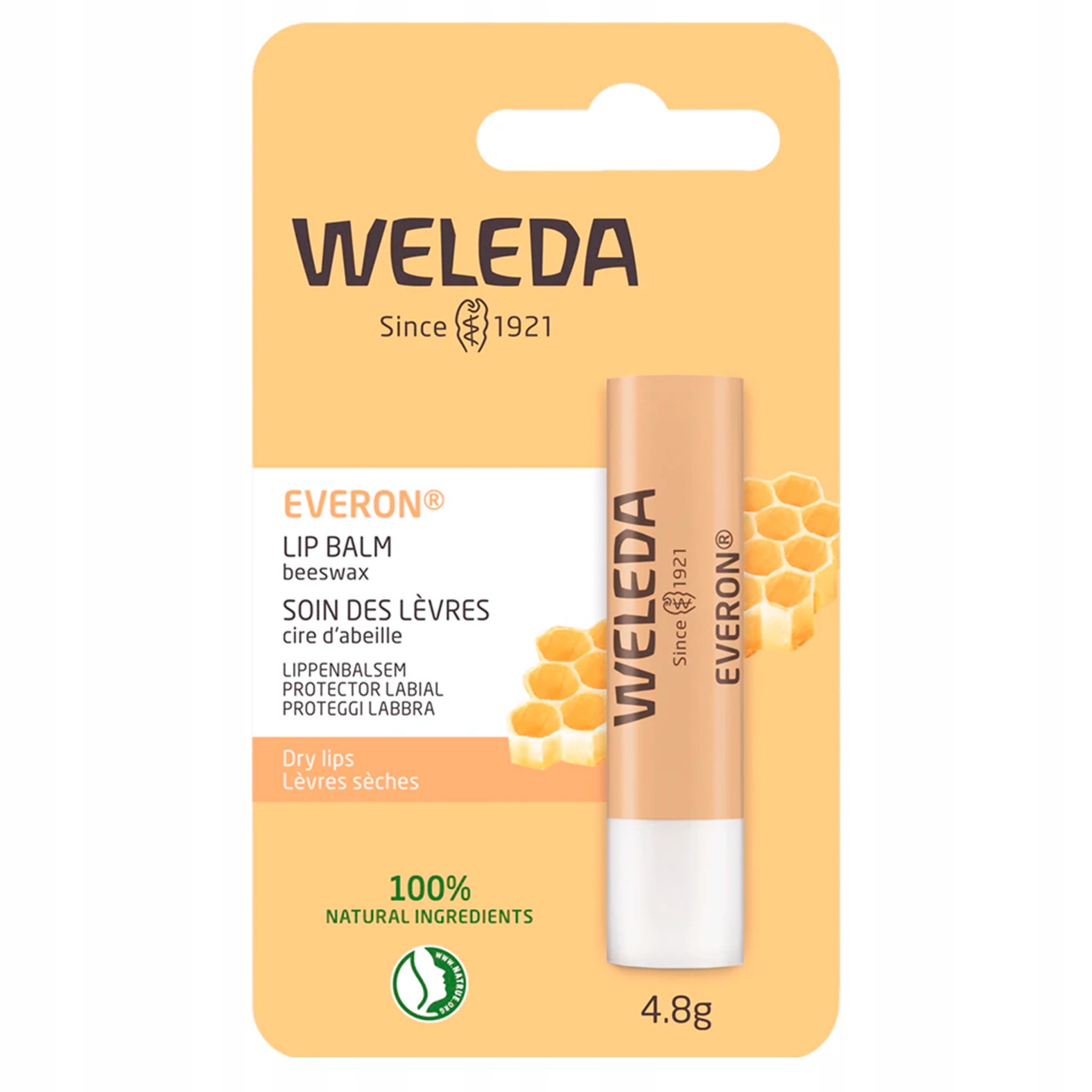 Balzám na rty Weleda Lip Balm Beeswax 4,8 g