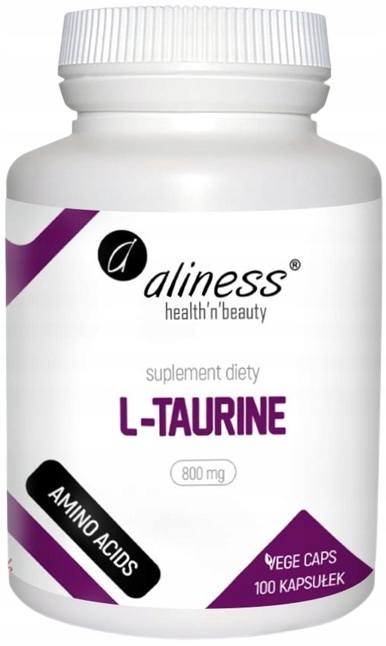 Aliness L- TAURYNA taurine TAURYNA 800mg 100 kaps.