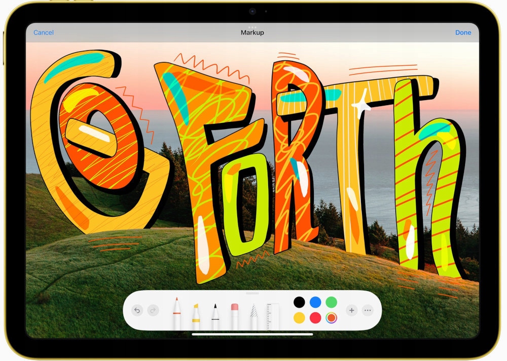 Tablet APPLE iPad 10.9" 10 gen. 64 GB Wi-Fi System operacyjny iOS