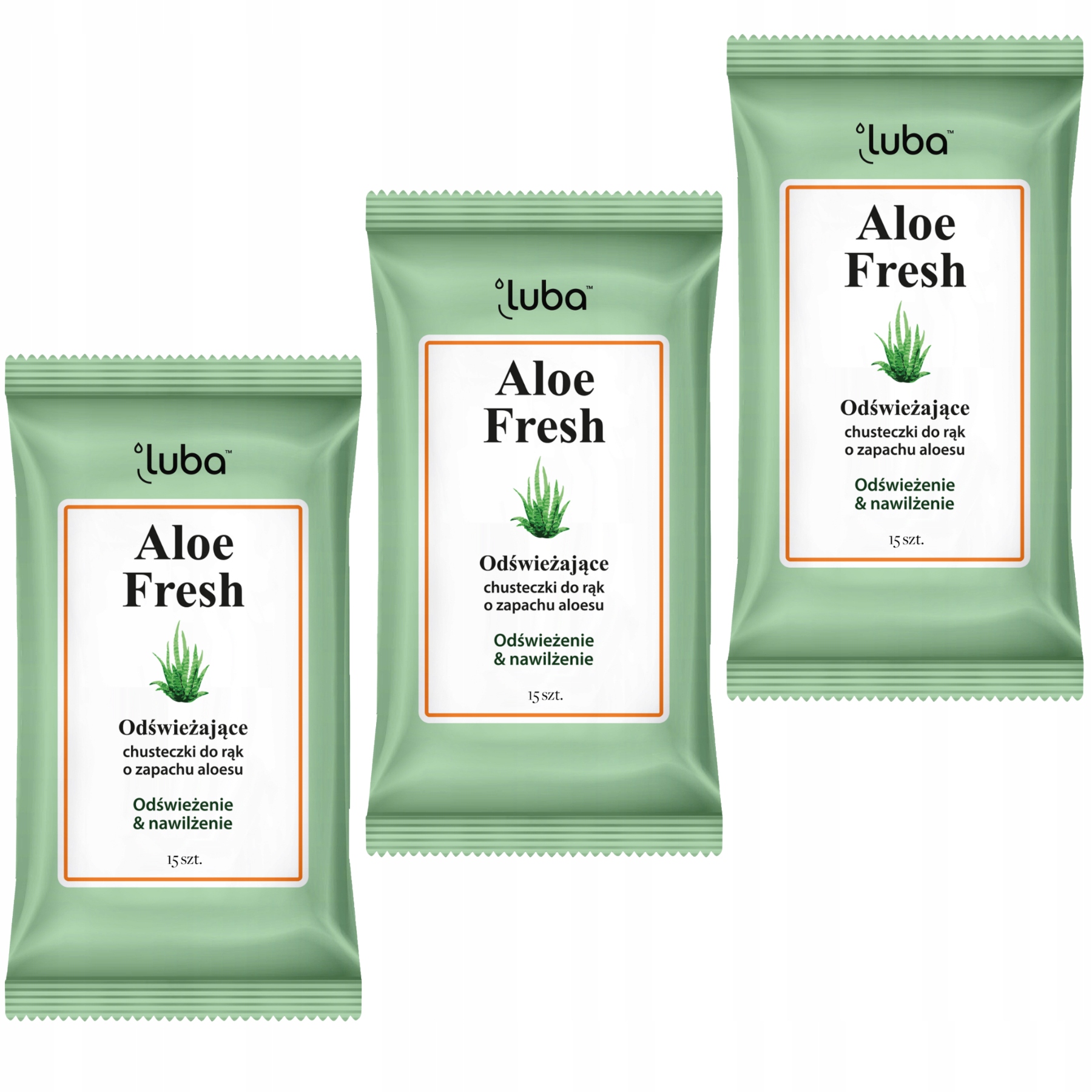 

Oczyszczające chusteczki odświeżające Aloe Fresh