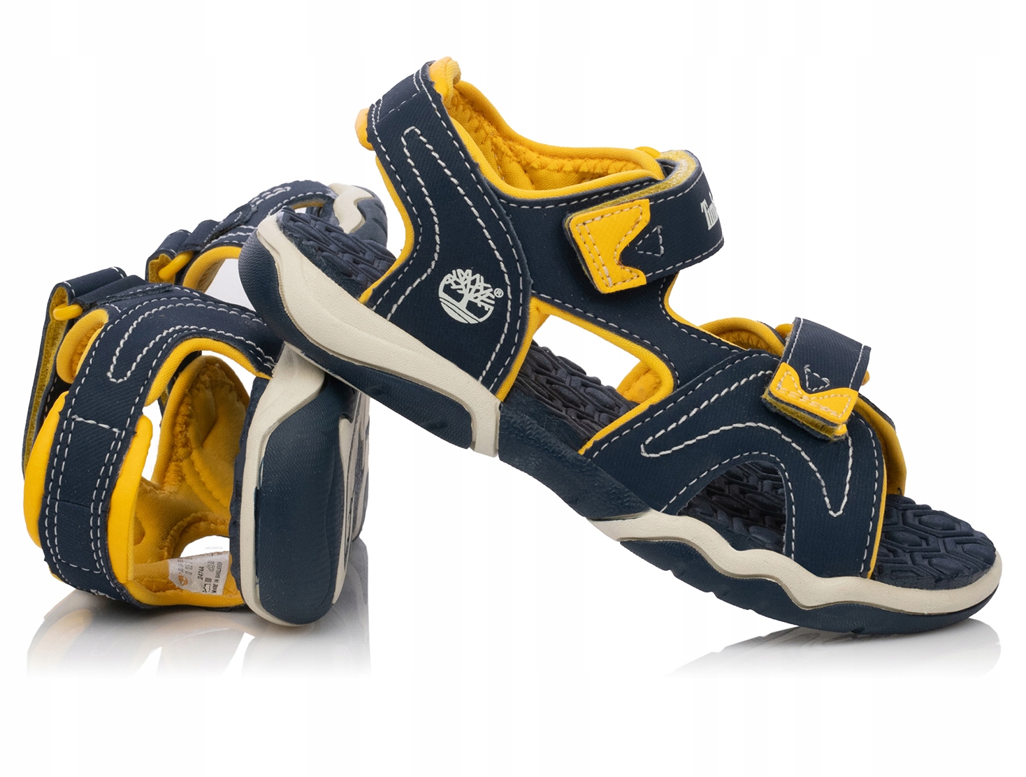 TIMBERLAND SANDAŁY DZIECIĘCE NA RZEP 2474A r. 31 Odcień granatowy