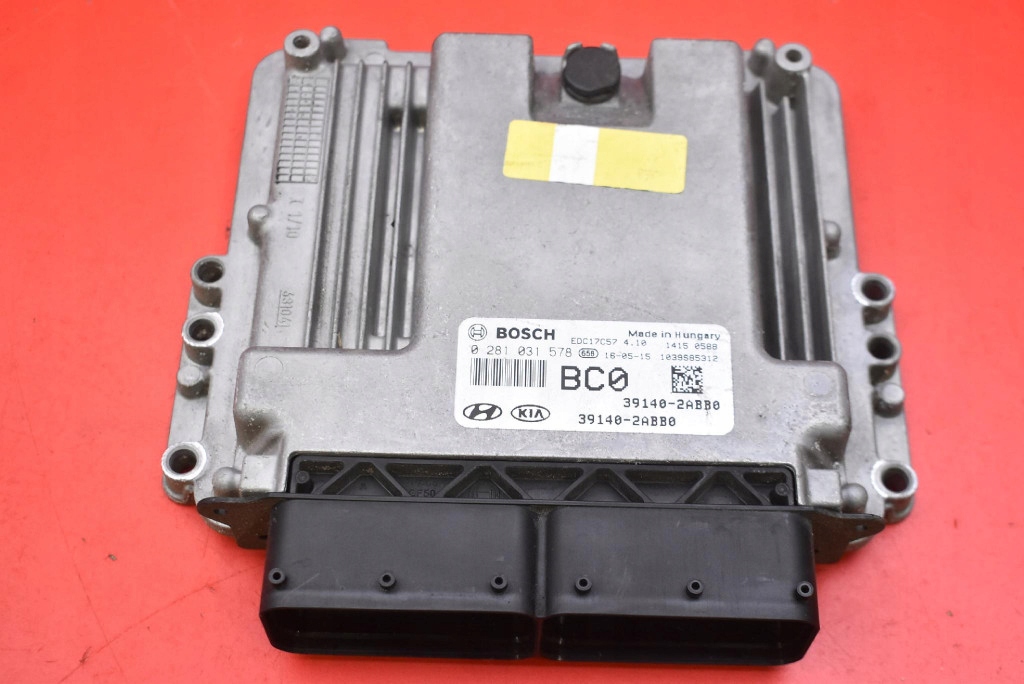 control unit computer of the engine 39140-2ABB0 HYUNDAI TUCSON 3 III 1.7 CRDI 115 KM