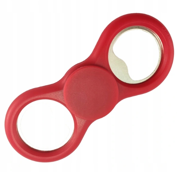 SPINNER OTWIERACZ DO BUTELEK KAPSLI 2w1 CZERWONY Rodzaj Fidget Spinner