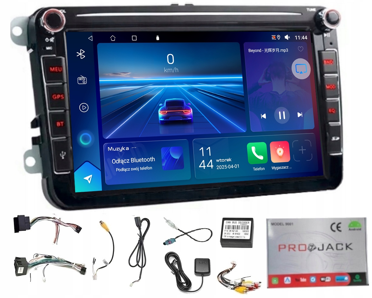 Autorádio Gps Android Vw Golf V 2003-2009 Carplay Wifi Usb 4/64GB
