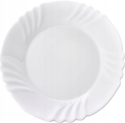 

6x Talerz Deserowy Ebro bormioli 20cm Biały zestaw