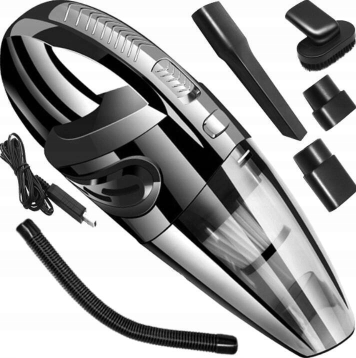 BEZPRZEWODOWY ODKURZACZ SAMOCHODOWY 120W ODKURZACZ SAMOCHODOWY + KOŃCÓWKI