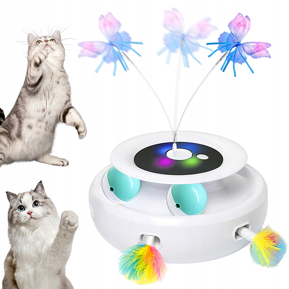Hračka Pro Kočky Automatická S Funkcí Časovače 1300 Mah