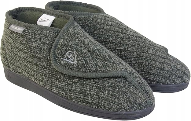 Dunlop Zelené Pánské Papuče S Prolamovaným Vzorem A Podrážkou 42 Kč