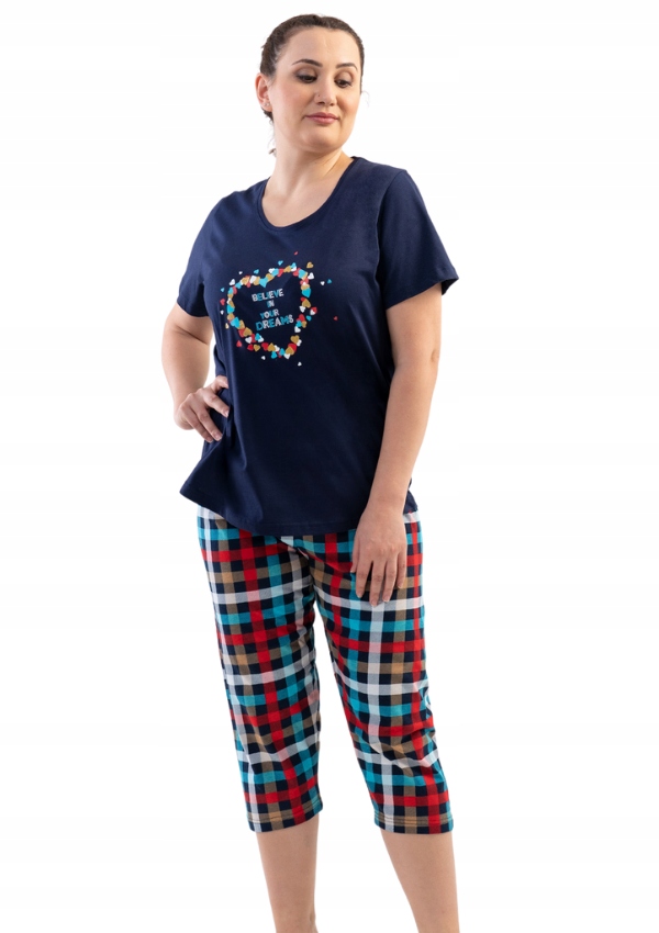 

Piżama Damska Vienetta bawełniana +Size 4XL 56 58