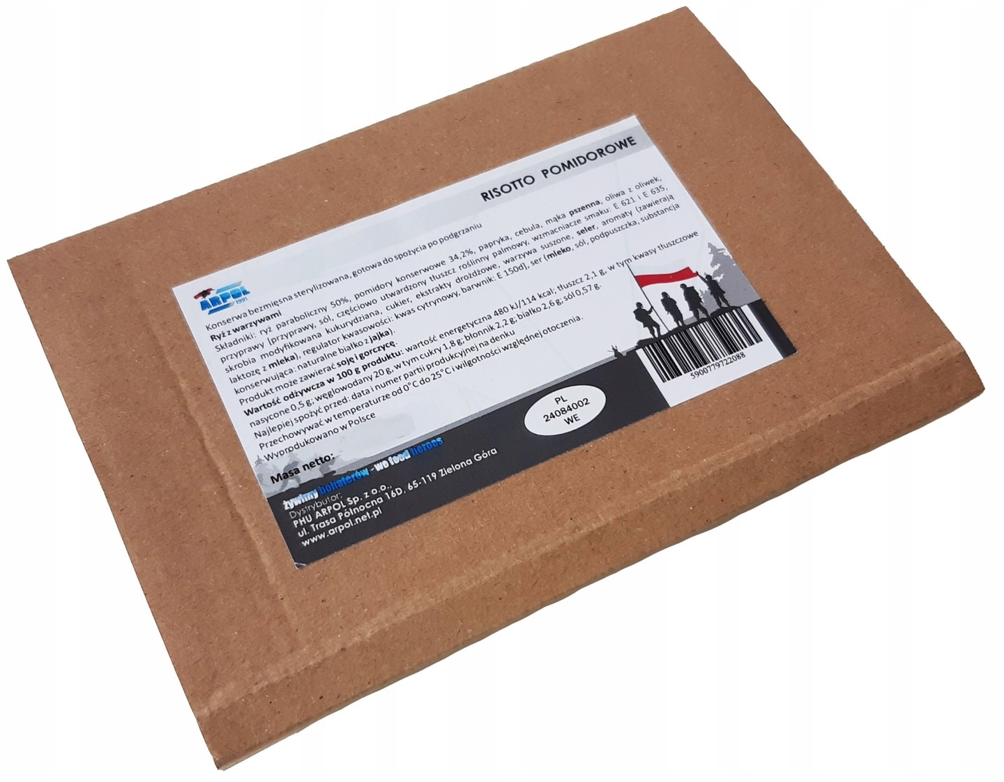 Levně 5 x Rizoto rajčatové 300 g Vege konzerva vojenské jídlo hotové jídlo