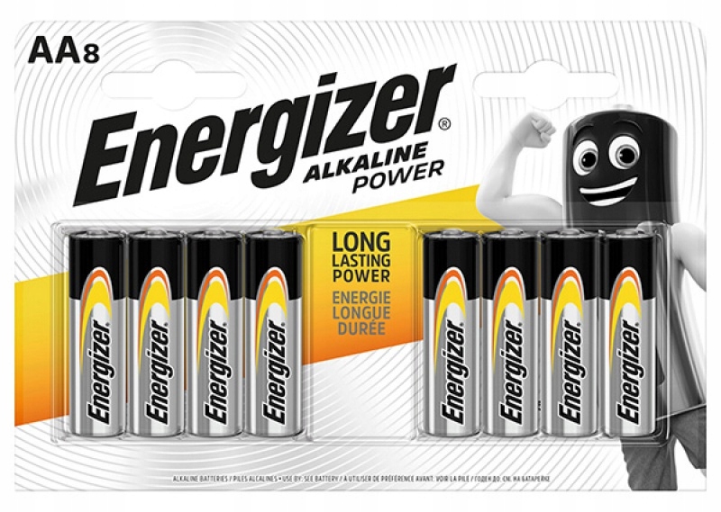 Bateria Energizer Alkaline Power Aa LR6 1,5V 8szt