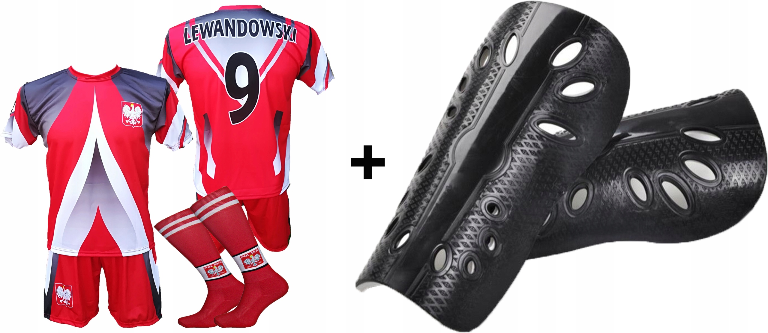 

Lewandowski komplet strój piłkarski Polska r 140