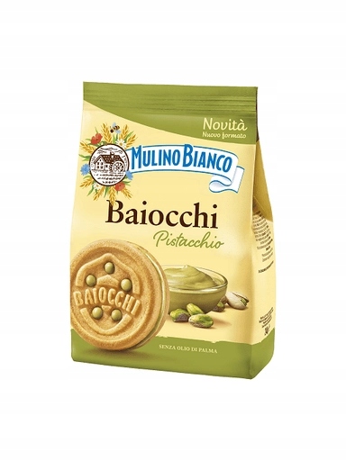 Levně 4x Mulino Bianco Baiocchi Pistacchio 240 g