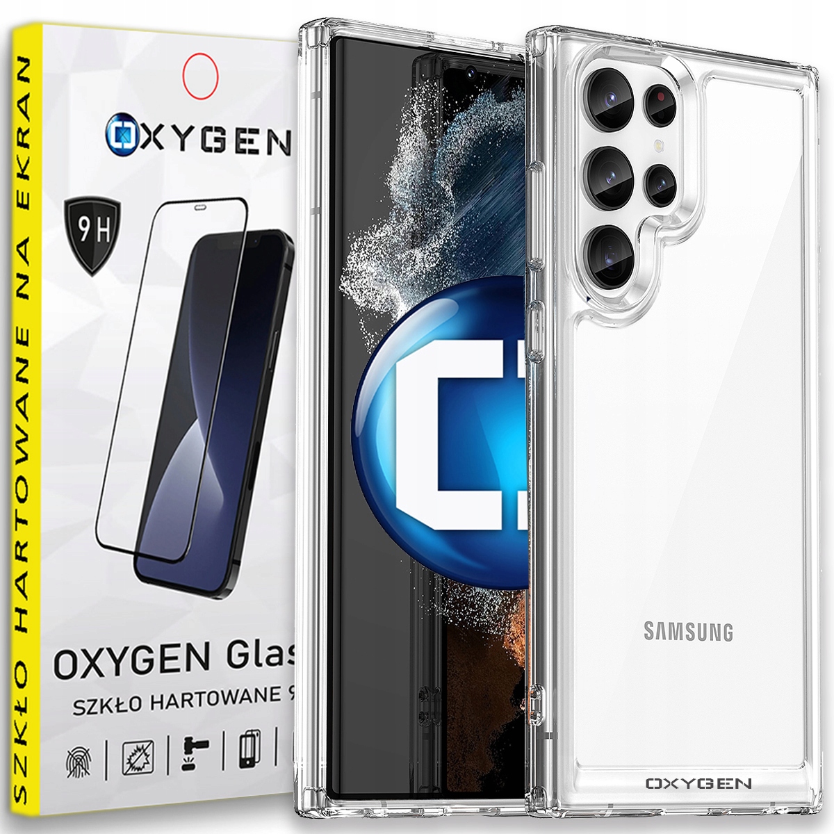 Zdjęcia - Etui Oxygen  Case  Pure do Samsung S24 Ultra Szkło Hartowane Premium 