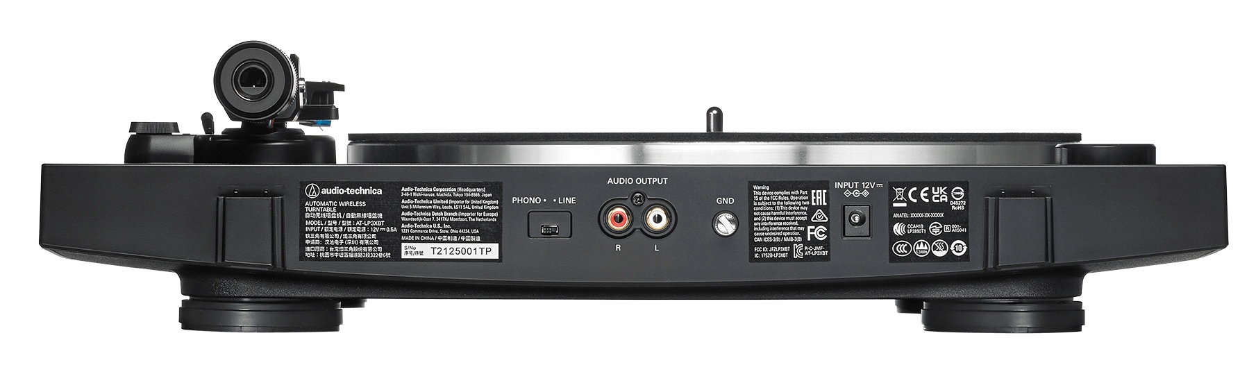 Gramofon Audio-Technica AT-LP3XBT czarny Kod producenta AT-LP3XBT-BLK