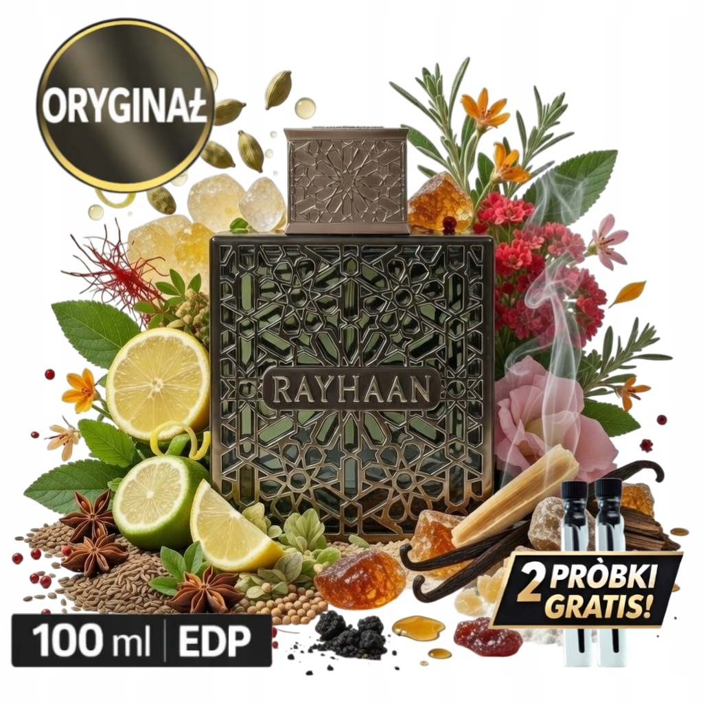 Parfém Rayhaan Terra Edp 100 ml 2 vzorky Dárek