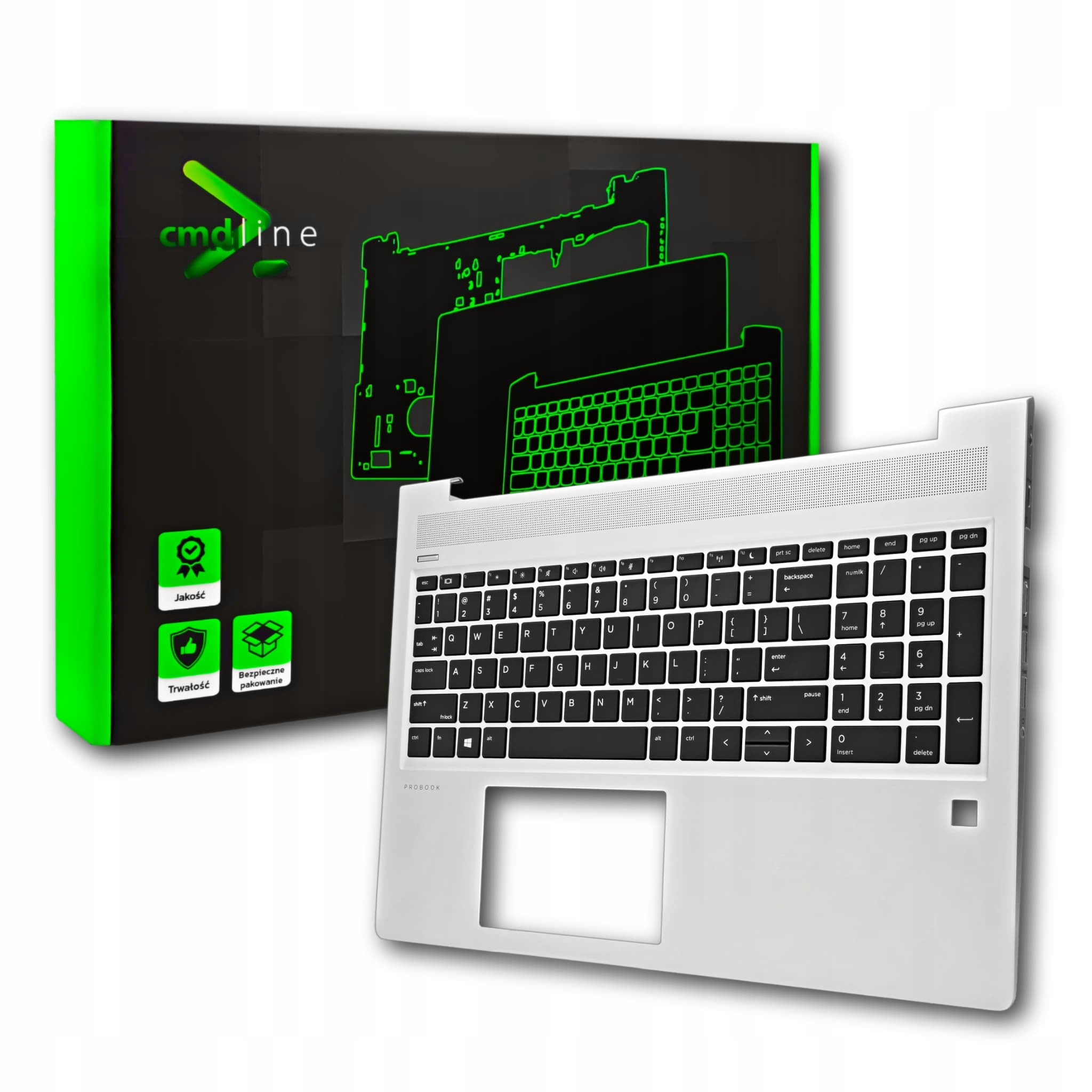 Obudowa Górna Palmrest Klawiatura Do Hp Probook 450 455 455R (G6 G7)