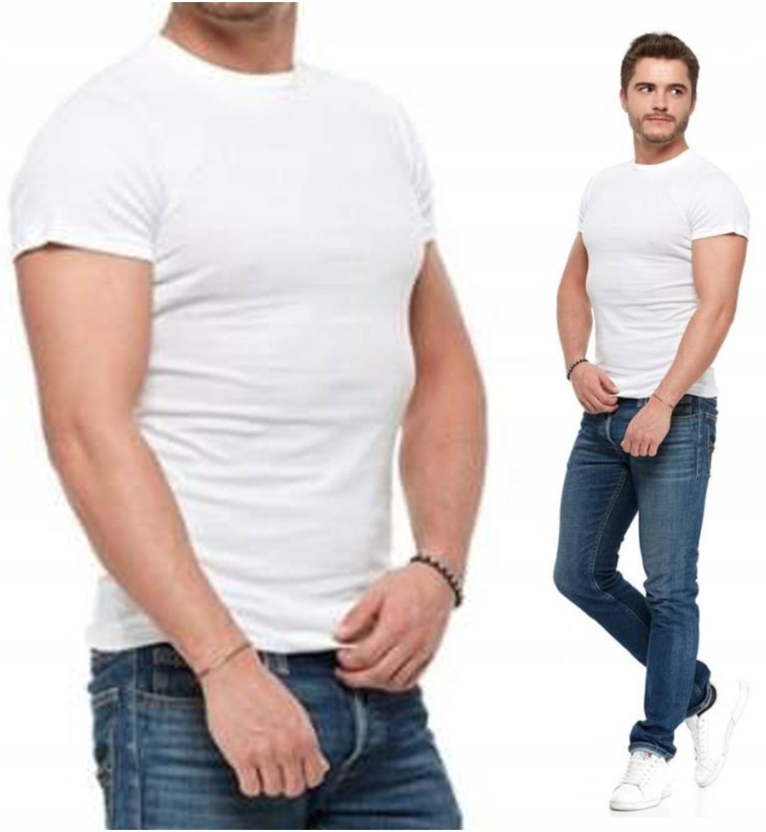 PODKOSZULKA KOSZULKA MĘSKA 100% BAWEŁNA MORAJ M Marka Moraj