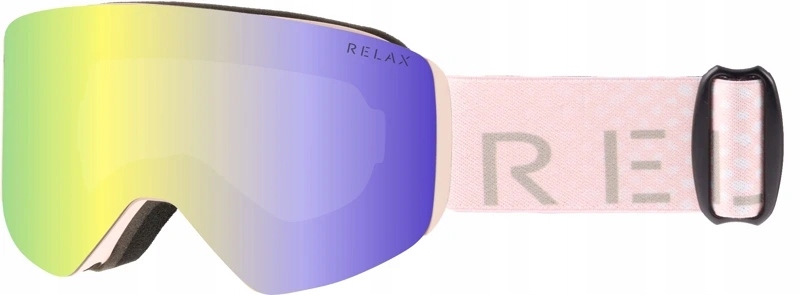 Lyžařské brýle s náhradním zorníkem Relax Flow HTG78D Růžové 25/26