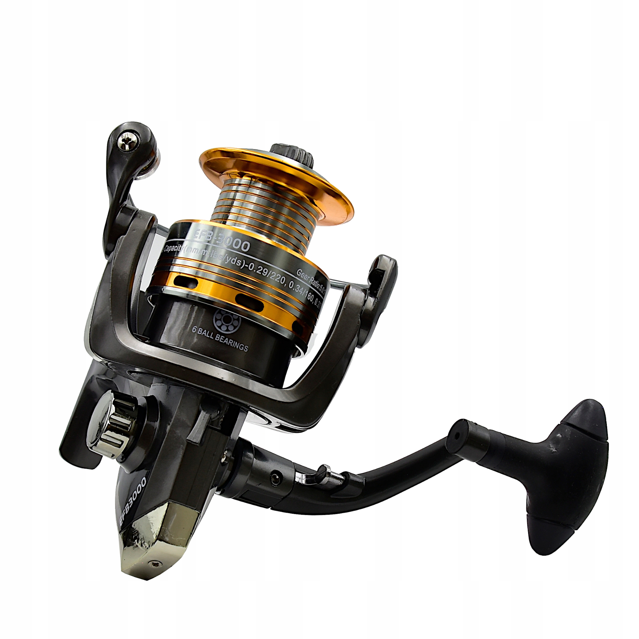 KOŁOWROTEK wędkarski FL EFB 3000 6BB +dod. SZPULA Marka FL