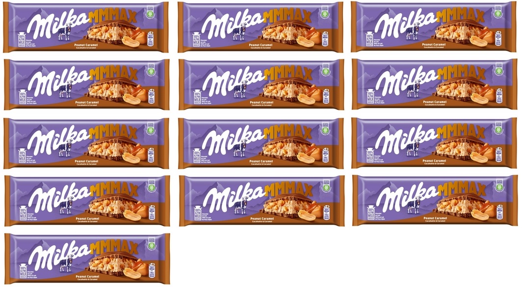 13x 276g Milka Peanut Caramel czekolada Karton