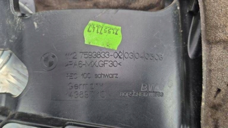 BMW 3 E90 335i 3.0 motor cover 7593833 N55B30A