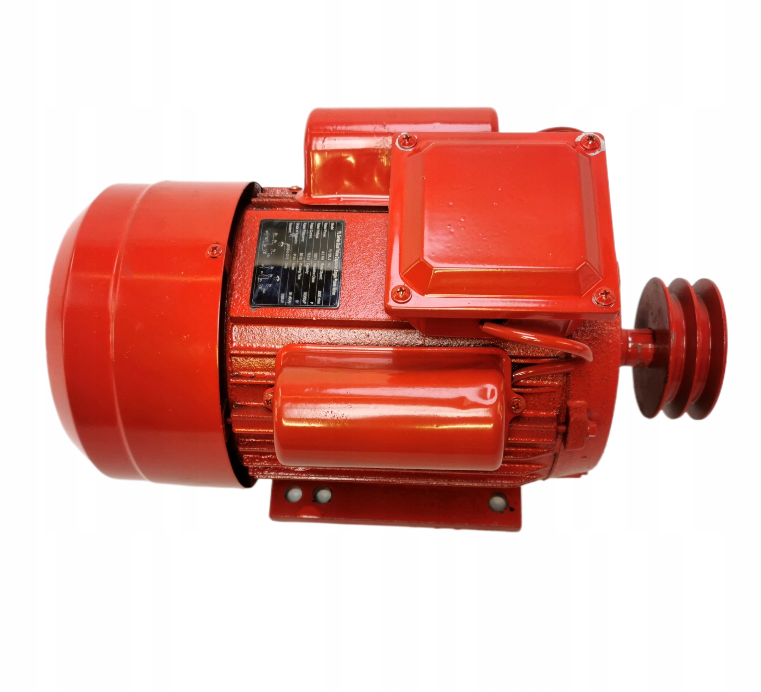 Silnik Elektryczny Jednofazowy 5kW 2850obr 1-FAZOWY 230V Koło Uzwoje Miedź