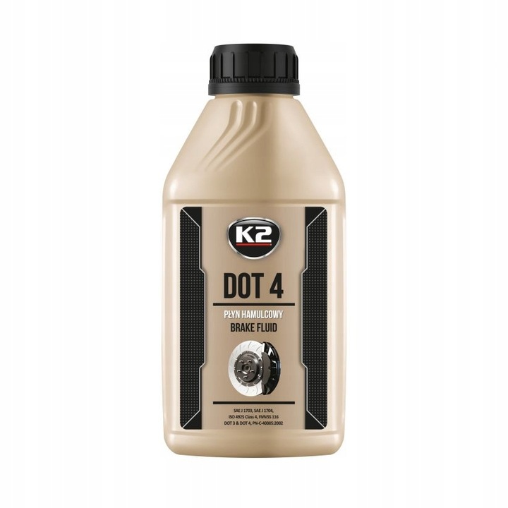 K2 DOT 4 Płyn hamulcowy SYNTETYCZNY 500 ml