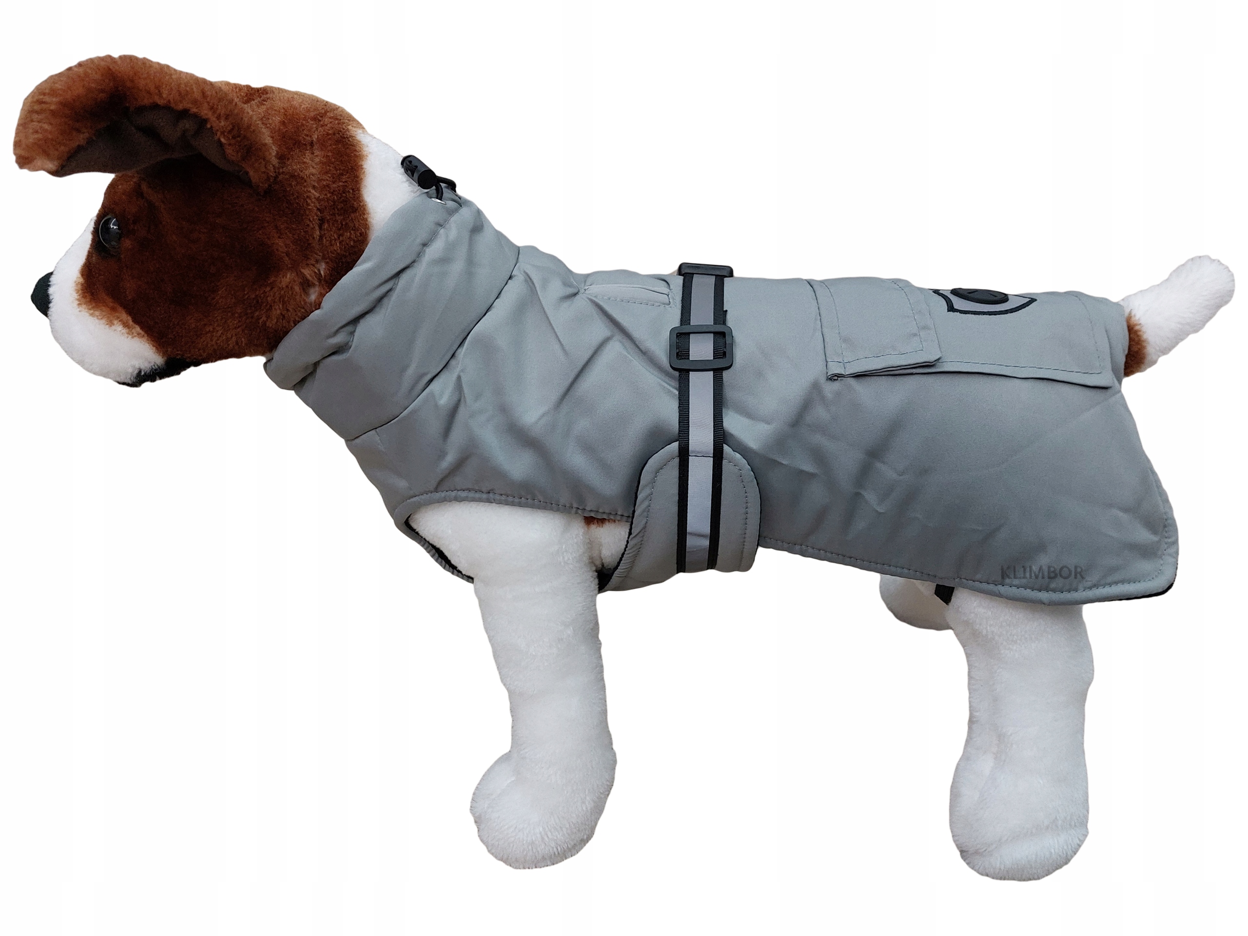 Levně Bunda Kabát Kabátek Derka Pro Psa Šedá Maltézská Shih Tzu L