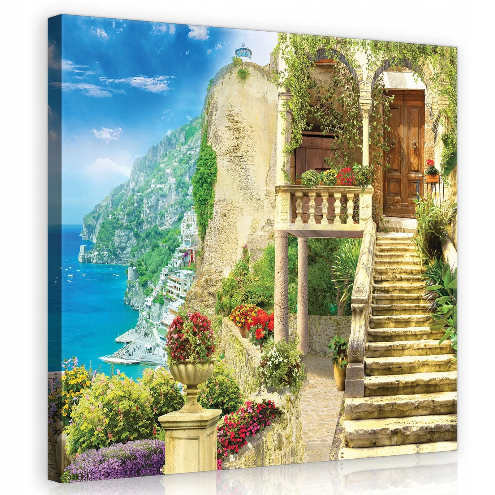 Obraz Na Plátně Canvas 80x80 Městečko Moře