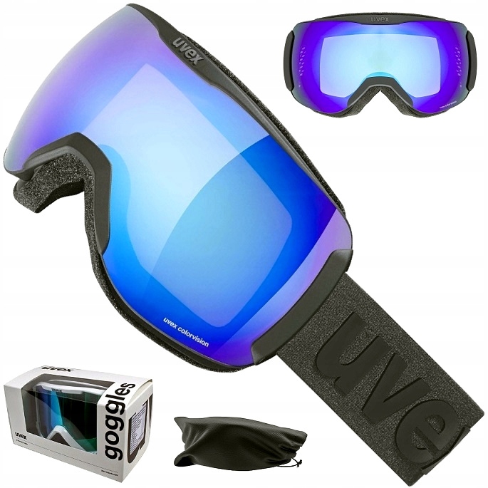 Snowboardové lyžařské brýle Uvex Downhill 2100 CV S2 černé mat 2030 Uni