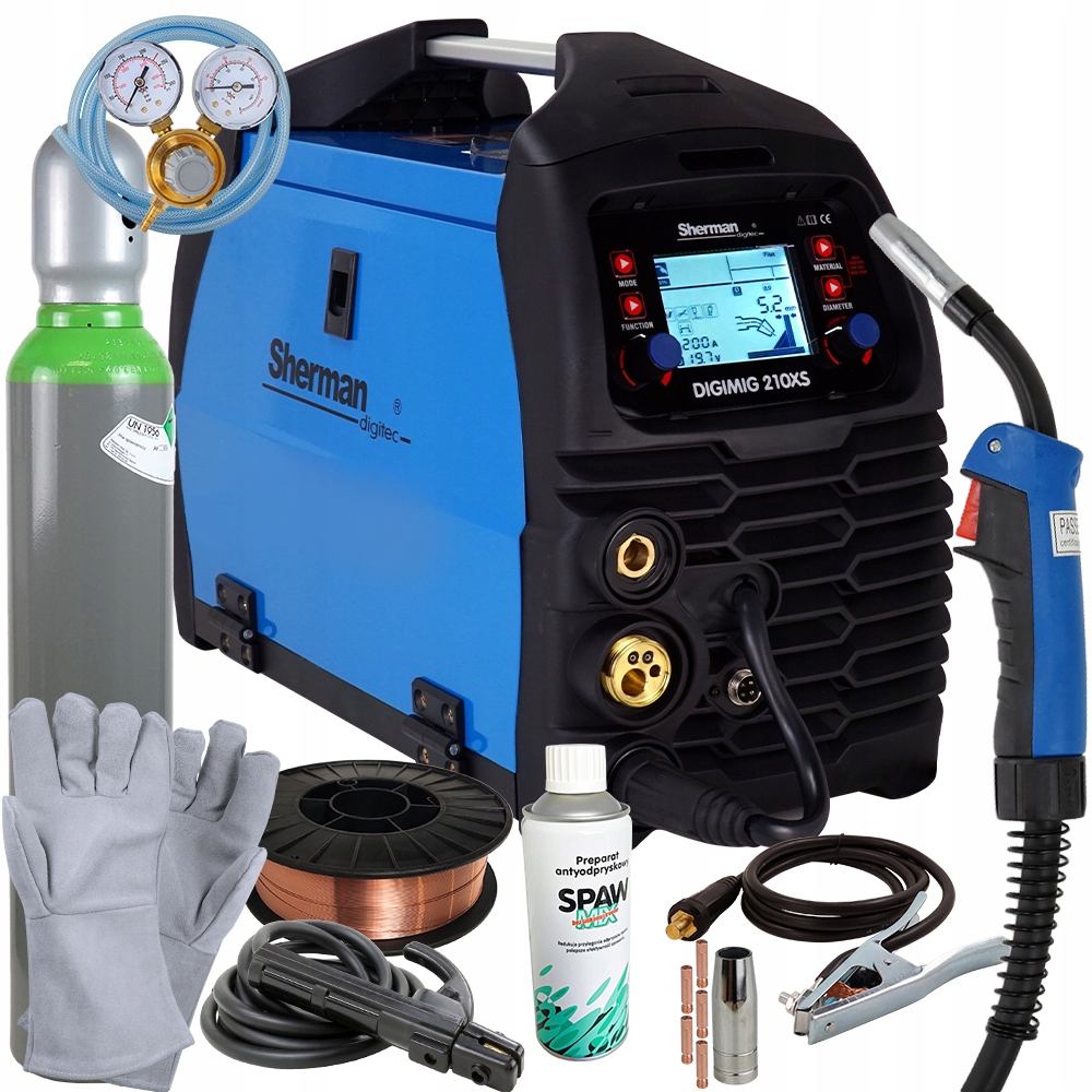 Spawarka 3w1 Migomat Alu Synergia Mig 200 A Tig DC