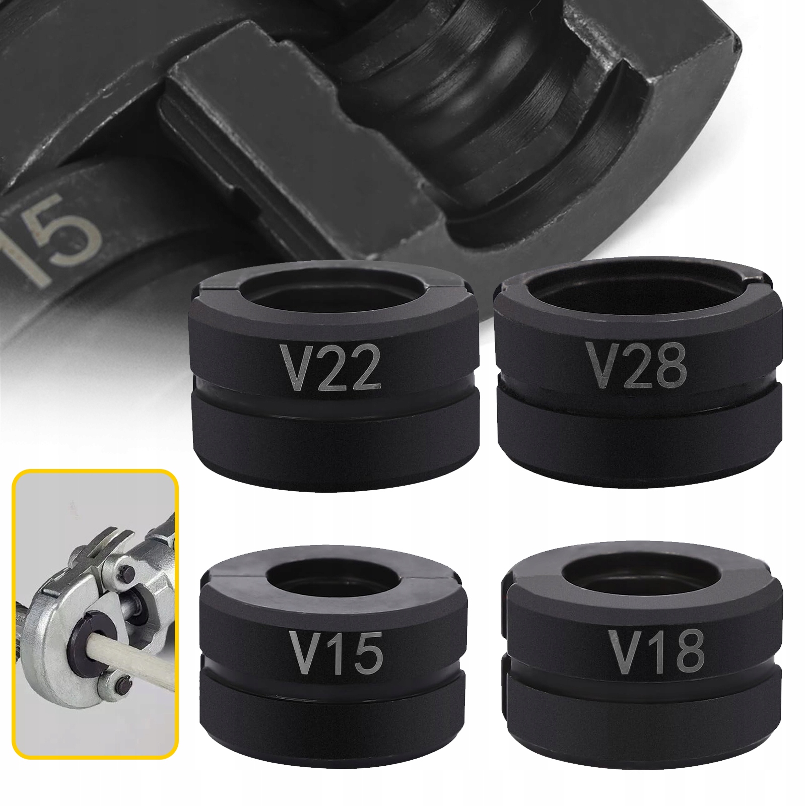 Spojky V pro lisovací lis na trubky 15-28 mm