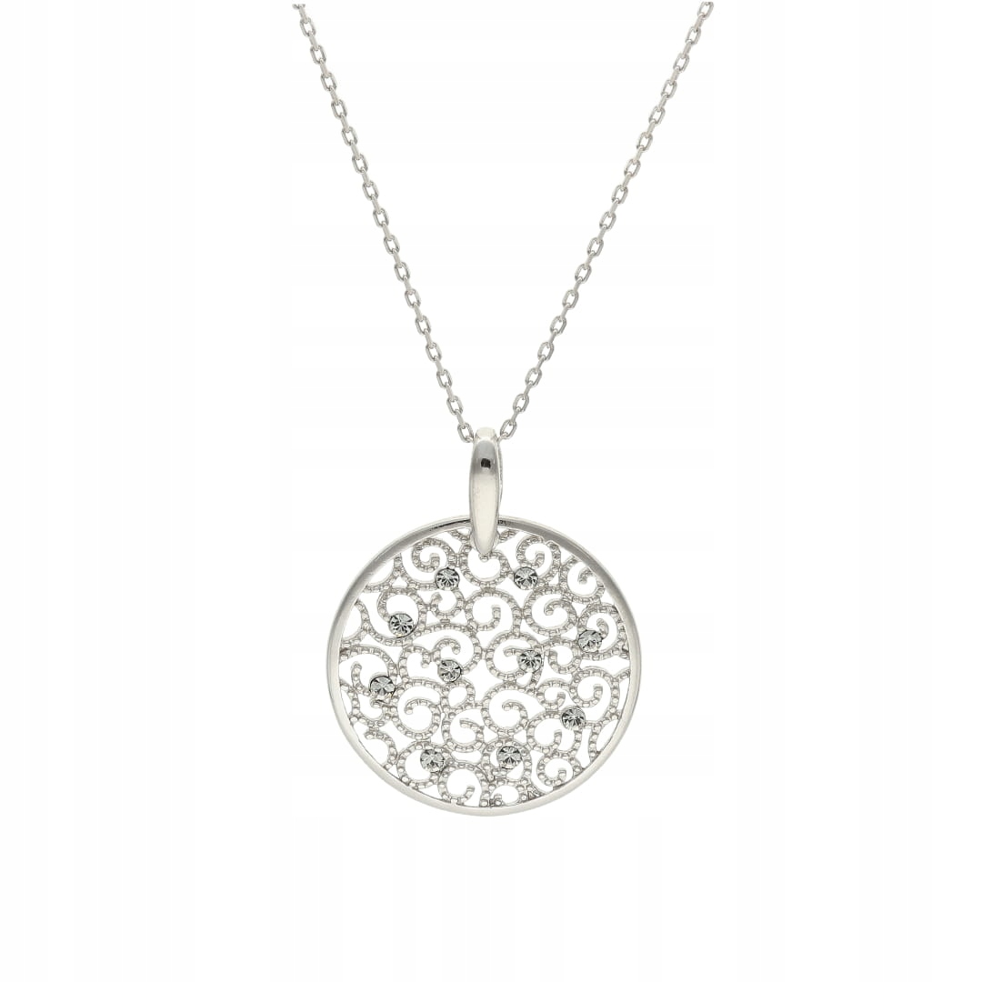 Ažurový náhrdelník zirkony