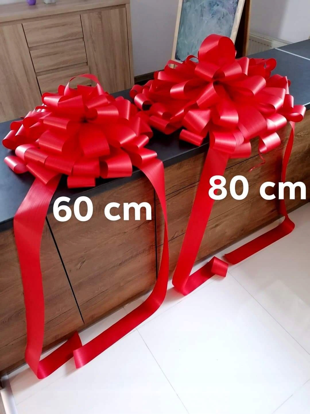 Kokarda Ozdobna Na Prezent/Auto Duża Piękna 45 cm Marka inna